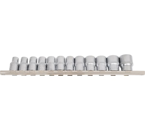 Набор торцевых головок 6-гранных (12 шт; 10-24 мм; 1/2) ROCKFORCE RF-4121-5
