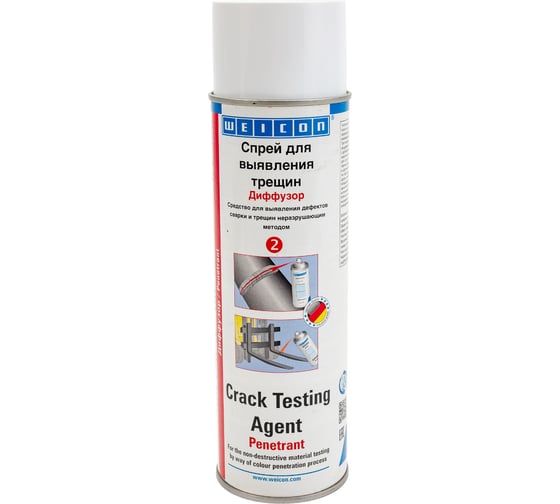 Спрей Диффузор для выявления трещин Crack Testing Agent Penetrant 500 мл WEICON wcn11690500