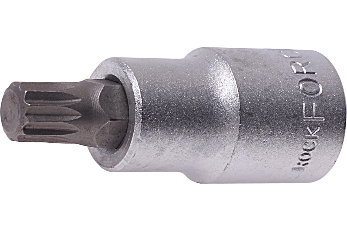 Насадка сплайн (М10; 1/2; 55 мм) ROCKFORCE RF-34805510(1520) - выгодная ...