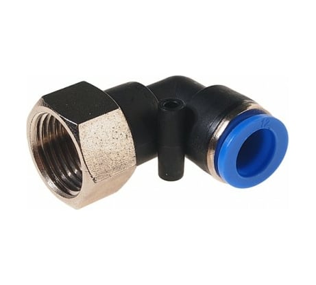 Фитинг угловой для пластиковых трубок (12 мм; 1/2F) ROCKFORCE RF-SPLF12-04