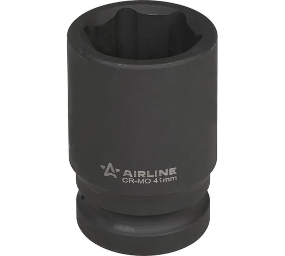 Головка ударная торцевая шестигранная 41 мм, L=90 мм, 1"DR AIRLINE ATAS104