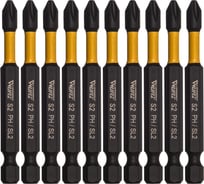 Бита для электромонтажа PH/SL2, 70 мм, S2 10 шт WURZ 3601