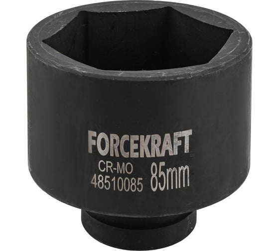 Головка ударная глубокая 6-гранная 85 мм, 1"DR Forcekraft FK-48510085(57430) 1
