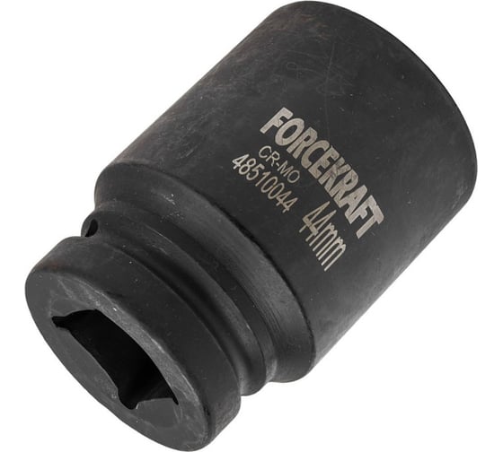 Головка ударная глубокая 6-гранная 44 мм, 1"DR Forcekraft FK-48510044(57417)