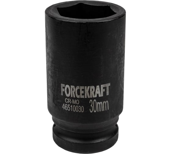 Головка ударная глубокая 6-гранная 30 мм, 3/4"DR Forcekraft FK-46510030(19634) 1