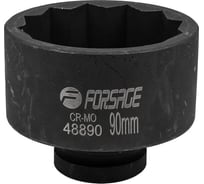 Головка ударная 12-гранная 90 мм, 1" Forsage F-48890(57511)