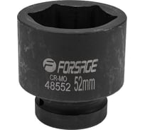 Головка ударная 6-гранная 52 мм, 1"DR Forsage F-48552(57503)