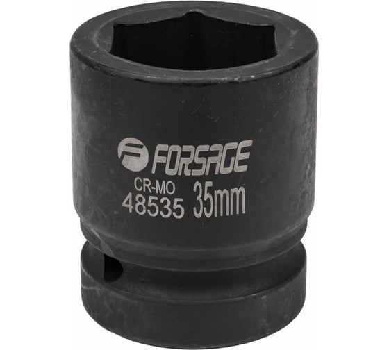 Головка ударная 6-гранная 35 мм, 1"DR Forsage F-48535(57496) 1