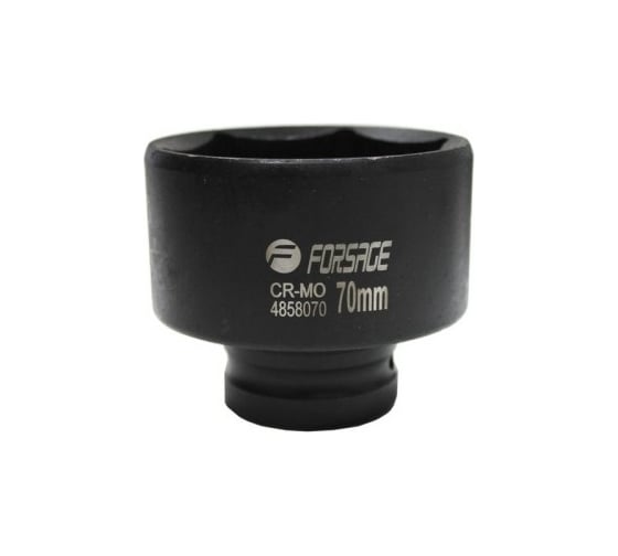 Головка ударная 6-гранная 70 мм, 1"DR Forsage F-4858070(48252)