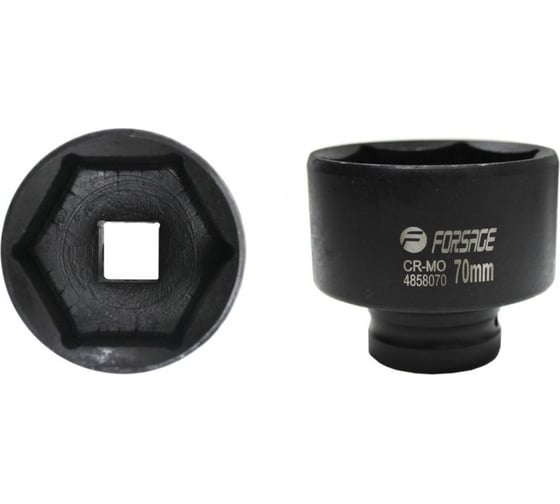 Головка ударная 6-гранная 70 мм, 1"DR Forsage F-4858070(48252)