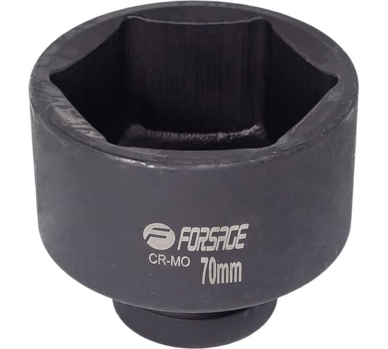 Головка ударная 6-гранная 70 мм, 1"DR Forsage F-4858070(48252) 1