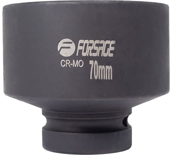 Головка ударная 6-гранная 70 мм, 1"DR Forsage F-4858070(48252)