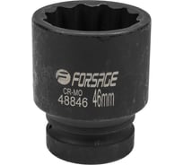 Головка ударная 12-гранная 46 мм, 1" Forsage F-48846(57506)