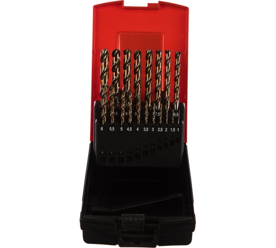 Набор сверл CleverDrill (19 шт; 1-10 мм) HOLEX 115050 1-10