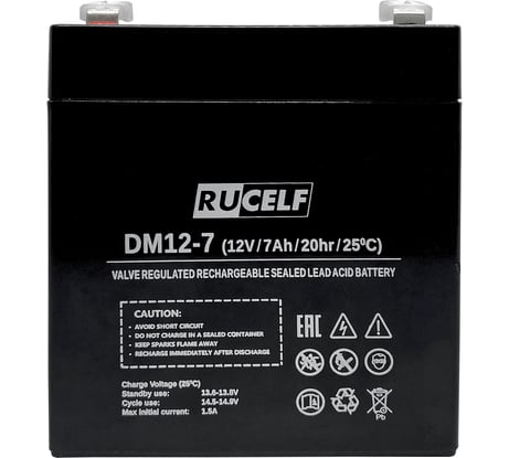 Аккумуляторная батарея DM12-7 RUCELF КА-00009370