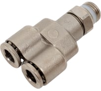 Фитинг с цанговым зажимом и уплотнительным кольцом S6450 6-1/8 Camozzi 51-6450-0656