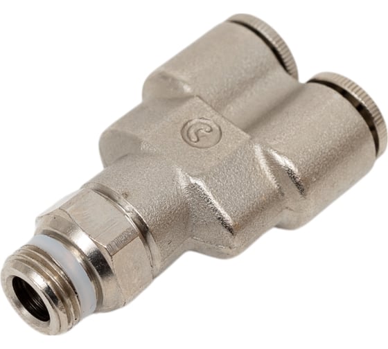 Фитинг с цанговым зажимом и уплотнительным кольцом S6450 6-1/8 Camozzi 51-6450-0656