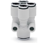 Фитинг технополимер с цанговым зажимом 7575 8-6 Camozzi 54-7575-0806