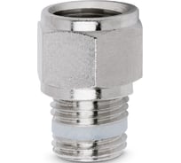 Фитинг резьбовой с уплотнительным кольцом S2520 3/8-3/8 Camozzi 51-2520-5858