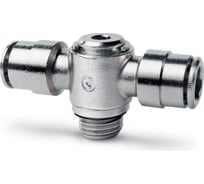 Фитинг с цанговым зажимом и уплотнительным кольцом 6632 6-1/8 Camozzi 50-6632-0656