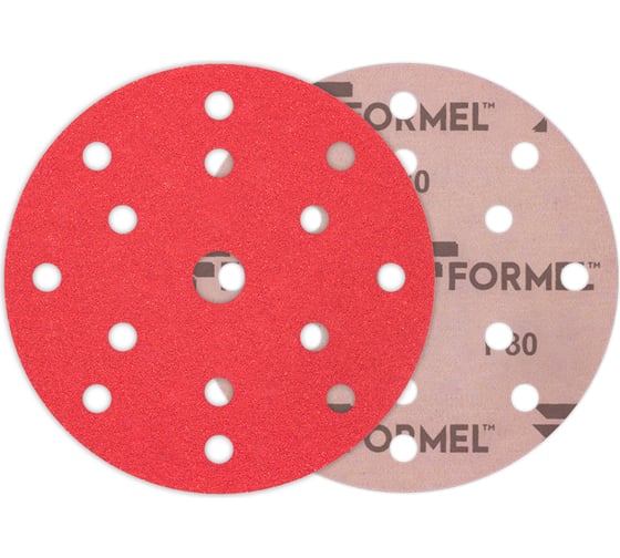Диск CERAMIC 150 мм, 15 отв., 50 шт, P80 Formel 61150150080 1