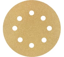 Круг шлифовальный на бумаге CA331 125 мм, 8 отв., Р280, 10 шт Deerfos 4673751372397