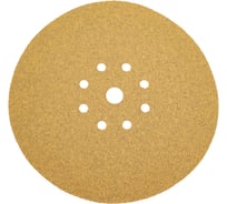 Круг шлифовальный на бумаге CA331 225 мм, 9 отв., Р40, 10 шт Deerfos 4673751372625