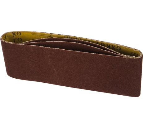 Лента абразивная бесконечная (3 шт; 75x533 мм, P80) MATRIX 74283