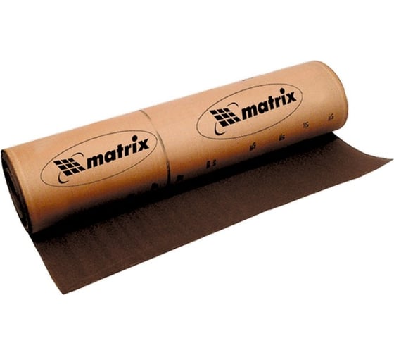 Шкурка водостойкая на тканевой основе (1х20 м; P46) MATRIX 75284