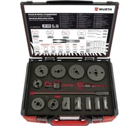 Набор коронок HSCO8 (16 шт; 19-76 мм) WURTH 5964063291961