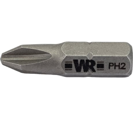Бита Wurth PH2 белая 1/4ZO L25 мм. 1614176461228 1