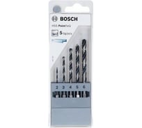 Набор сверл (HEX; 5 шт) по металлу HSS PointTeQ Bosch 2607002824