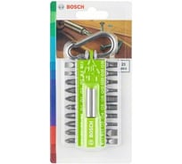 Набор 20 бит + держатель с карабином светло-зеленый Bosch 2607002823