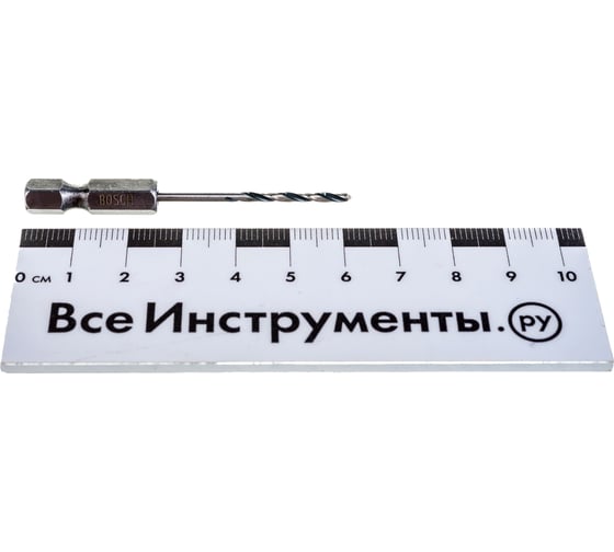 Набор 10 сверл (HSS PointTeQ; HEX 2 мм) Bosch 2608577540