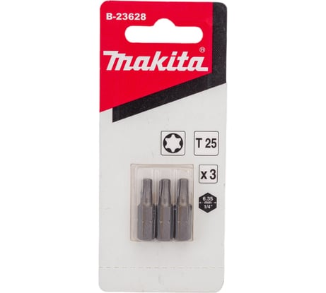 Набор бит (3 шт; Torx T25, 25 мм) Makita B-23628