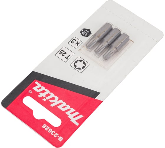 Набор бит (3 шт; Torx T25, 25 мм) Makita B-23628