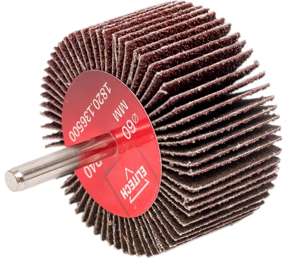 Круг лепестковый 60х30х6 мм, P40 ELITECH 1820.136500 204074