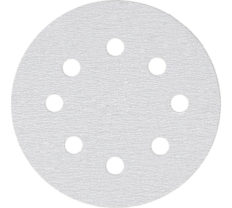 Круг шлифовальный на бумаге B322 125 мм, 8 отв., Р400, 10 шт SUNMIGHT 4673751373103