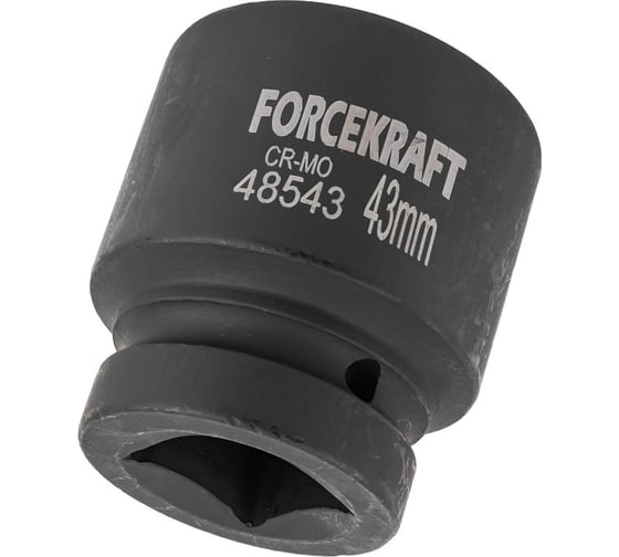 Головка ударная 6-гранная 43 мм, 1"DR Forcekraft FK-48543(57457)