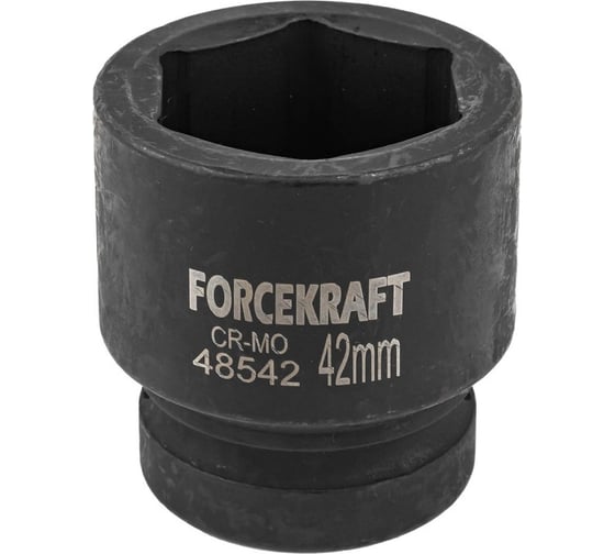 Головка ударная 6-гранная 42 мм, 1"DR Forcekraft FK-48542(57456)