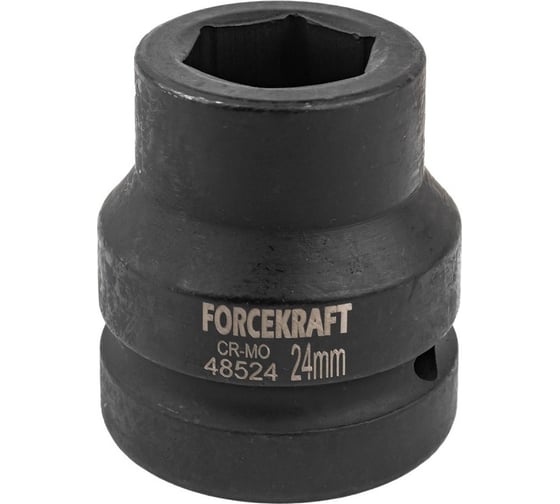 Головка ударная 1", 24мм, 6гр.  Forcekraft FK-48524(57438)