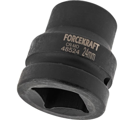Головка ударная 1", 24мм, 6гр.  Forcekraft FK-48524(57438)