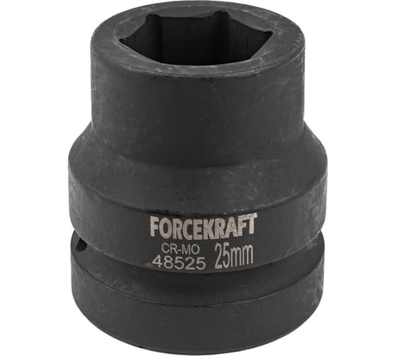 Головка ударная 1", 25мм, 6гр. Forcekraft FK-48525(57439)