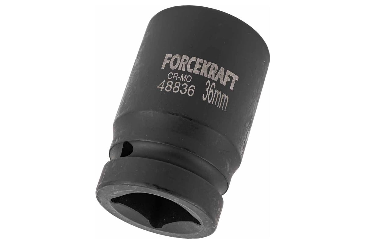 Головка ударная 12-гранная 36 мм, 1"DR Forcekraft FK-48836(57464 ...