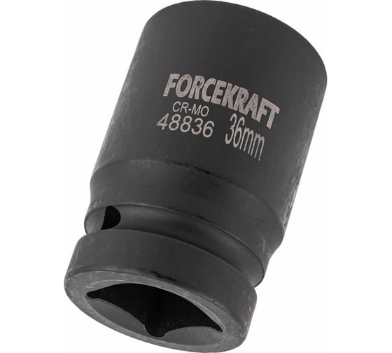 Головка ударная 12-гранная 36 мм, 1"DR Forcekraft FK-48836(57464)
