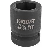Головка ударная 6-гранная 34 мм, 1"DR Forcekraft FK-48534(57448)