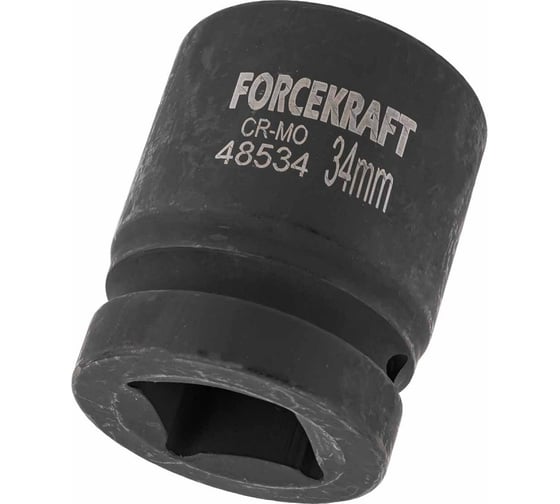 Головка ударная 6-гранная 34 мм, 1"DR Forcekraft FK-48534(57448)
