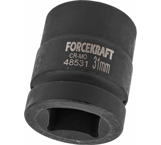 Головка ударная 6-гранная 31 мм, 1"DR Forcekraft FK-48531(57445)