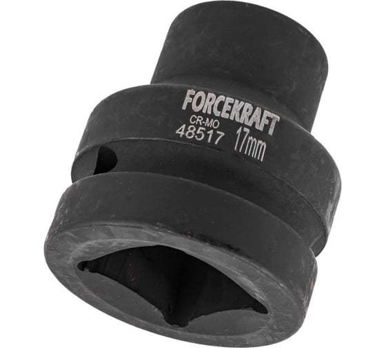 Головка ударная 6-гранная 17 мм, 1"DR Forcekraft FK-48517(57433)