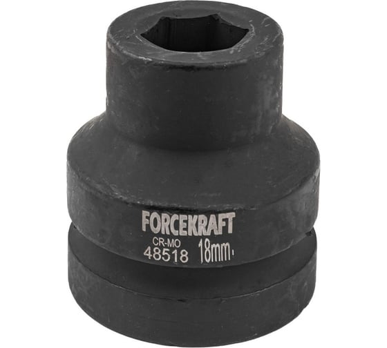 Головка ударная 6-гранная 18 мм, 1"DR Forcekraft FK-48518(57434) 1